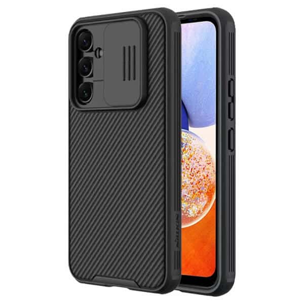 Nillkin Samsung Galaxy A14 5G Case, CamShield Series Slim Stylish Protective Case with Slide Camera Cover - Black Nillkin Samsung Galaxy A14 5G Case, CamShield Series Slim Stylish Protective Case with Slide Camera Cover - Black
